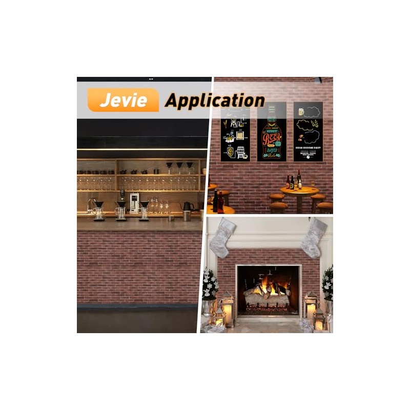 Thin Brick Veneer, 8.5" x 2.3“ Faux Brick, Wall Tile
