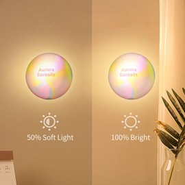 ONIYSA Kids Night Light, Baby Night Light, 17 Colors LED Night Light with USB Charging Remote Control, Silicone Cute Night Light for Kids 3 Light Modes (Aurora-Jellyfish Lamp)