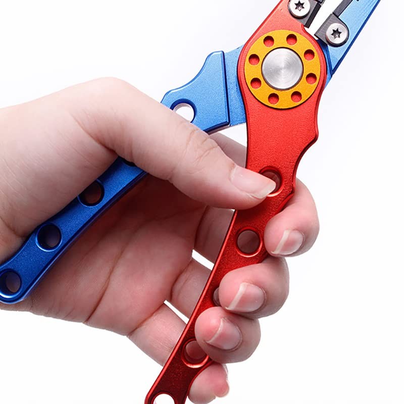 Aluminum Fishing Pliers Hook Removal Line Cutting Mono Braid Fish