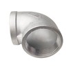 LOZOME 2" Female Threaded Elbow 90 Degree Elbows Angled Stainless