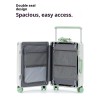 2025 Latest Aluminum Frame Luggage Full PC Suitcase Wide-trolley Carry