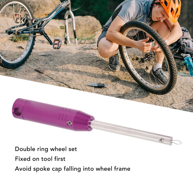Bicycle Spoke Cap Tool Bike Wheel Nipple Insertion Connection Removal