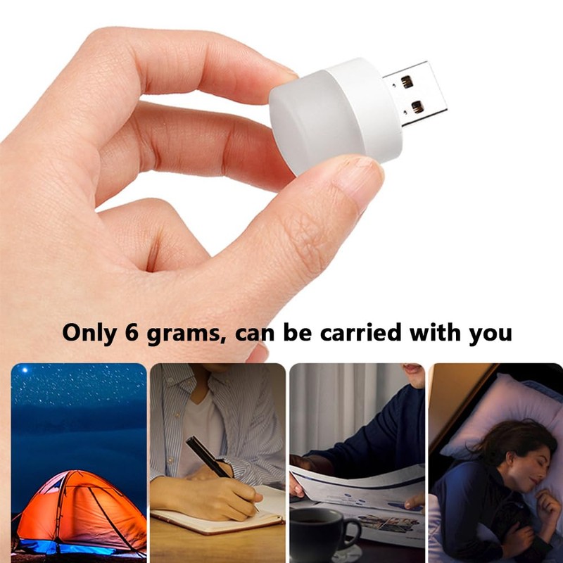 HVZUM 10PCS Night Light, LED Mini Light Bulb, Plug in