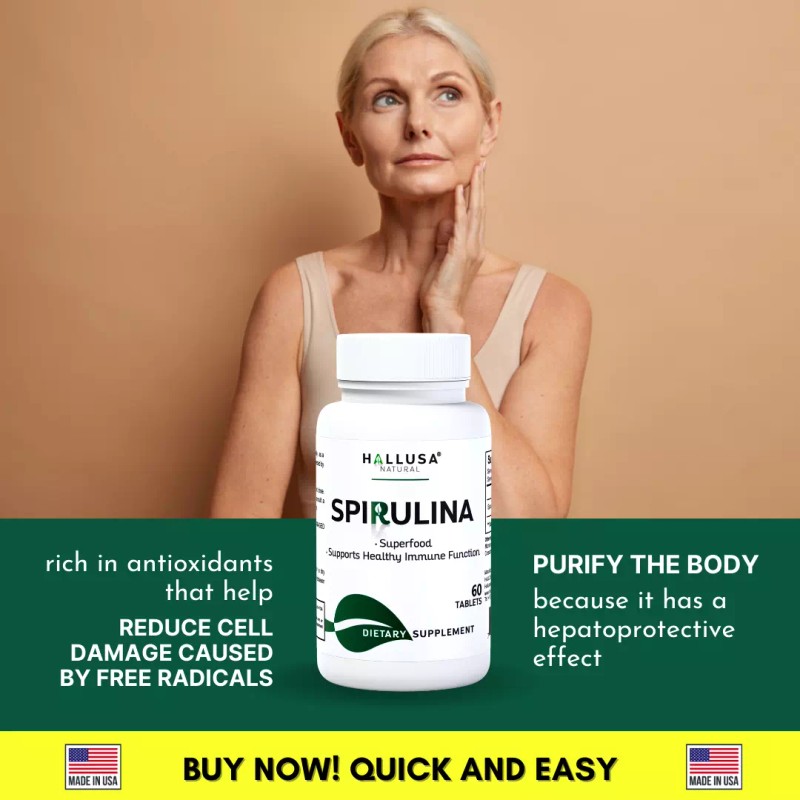 Zazzee SPIRULINA - Nutrient-Rich Superfood - Energy & Immune Support