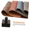 Hohopeti 2pcs Burnishing Tool for DIY Projects Craft Leather Burnisher