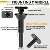Junchamp Cut-Off Wheel Mounting Mandrel Holder 3/8" & 1/4" Arbor