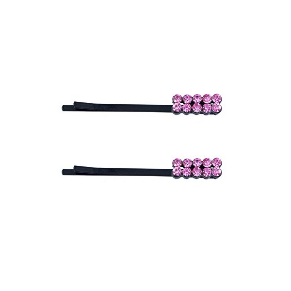 DIY Stylish and Elegant Colourful Crystal Hair Pins Motifs –