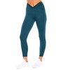 Balance Collection Womens Twist High Rise Legging, Reflecting Pond