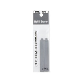Pentel Arts Clic Eraser Pro Refills, 2 Pack