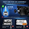TechWizHub D3S HID Bulbs, 6000K Cool White 35W High/Low Beam,