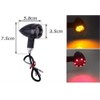 NEYORIKA LED Turn Signal Bullet-shaped Light for Motorcycles, 12 V,