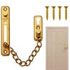 MSPEBEC Anti-Theft Chain 304 Stainless Steel Door Chain with Screw