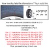 ESUPPORT Spare Tire Cover 17" inch Wheel Tyre Protector Case
