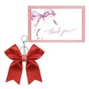 Glitter Cheer Bow Keychain for Cheerleading Coach Gifts for Women