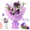 KBIBCK Bouquet Crochet Kit, Crochet Flowers, Beginners Crochet Kit with