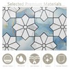 Peel and Stick Backsplash Tiles for Kitchen,PVC Self-Adhesive Marble Tiles