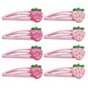 8 Stücke Erdbeer-Haarnadeln, Kreative Früchte Haarnadeln, Lustige Bangshaarnadeln, Mädchen In