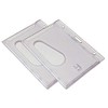 PCL Media ltd Clear Enclosed ID Card Holder, ID Badge