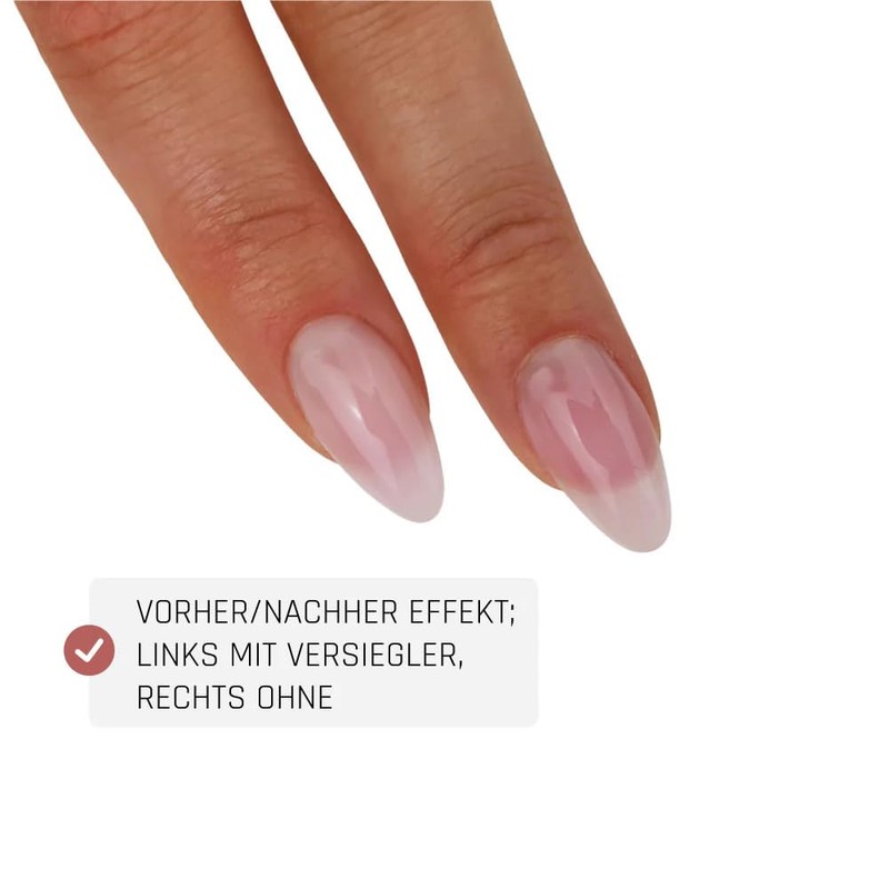 Lynis-Nailshop.de Milky Rose Sealer for Nails 10 ml with Effect