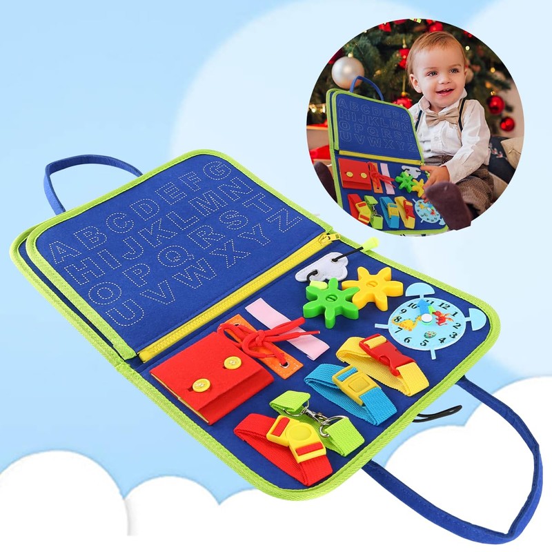 Gorise Felt Busy Board Activity Handbag for Restless Dementia Patients