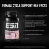 ESN Female Cycle Support, 90 Kapseln, vegan, mit L-Carnitin, Pflanzenextrakten,