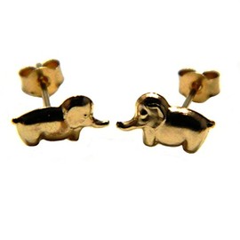 Arranview Jewellery Elephant Stud Earring - 9ct Gold