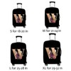 WUJIAONIAO Stretch Printed Suitcase Cover Washable Luggage Protector Fits 18-32