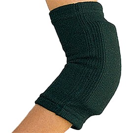 D&M Volleyball Elbow Support for Juniors 1 Pack Padded Elbow Fixed Protection Shock Absorption Friction Pain Black One Size Fits Most #717 Black