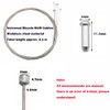 CTRICALVER Bicycle Shift Wire, 6 Pieces 6 Cable,Stainless Steel,Durable Motorcycle