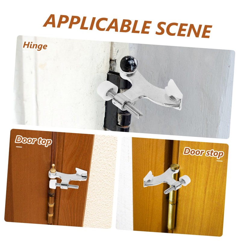 CHILDWEET Adjustable Door Hinge Stopper Wall Protector for Bottom of