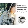 ZoeTekway Pack of 4 Snap Hooks, Zinc Alloy Ring Carabiner,