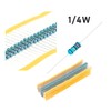 Jiefafa 130 1/4W, 130R1/4W, 130 ohm, 130 R 1/4W, 130Ωresistor,