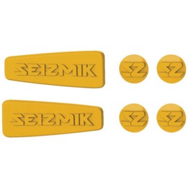 Seizmik Pursuit UTV Side View Mirrors Color Accent Kit Yellow for Polaris RANGER RZR 800 XC 2014