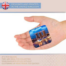 Destination Vinyl ltd Fridge Magnet - Marina Bay Singapore Travel 2149