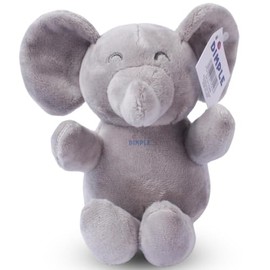 Dimple Baby Elephant Stuffed Animal Toy - Plush Elephant Gift - Cuddly Stuffed Toy for Boys, Girls - Easter Basket Stuffers for Teens - Gift for Birthday, Baptism - Easter Gifts for Kids, Ages 0 & Up