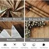 DASHAN 7x5ft Polyester Wedding Backdrop Rustic Floral Wood Wall Bridal