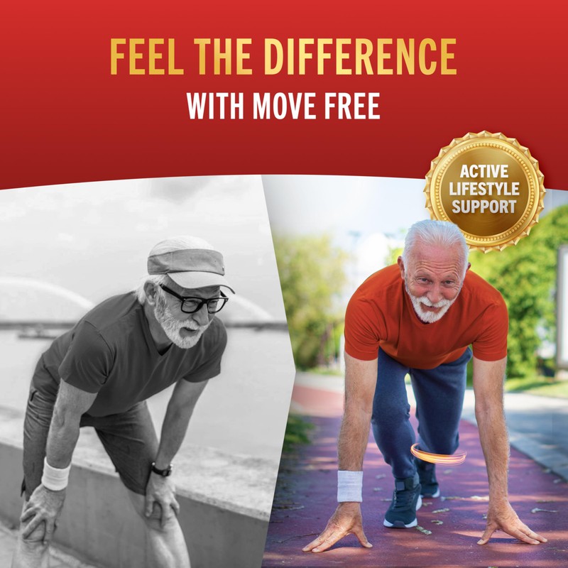 Move Free Advanced 5-Day Joint Support Supplement with Turmeric Curcumin