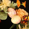 Easter Egg Garland Wreath Natural Rattan Artificial Wreath Easter Decoration