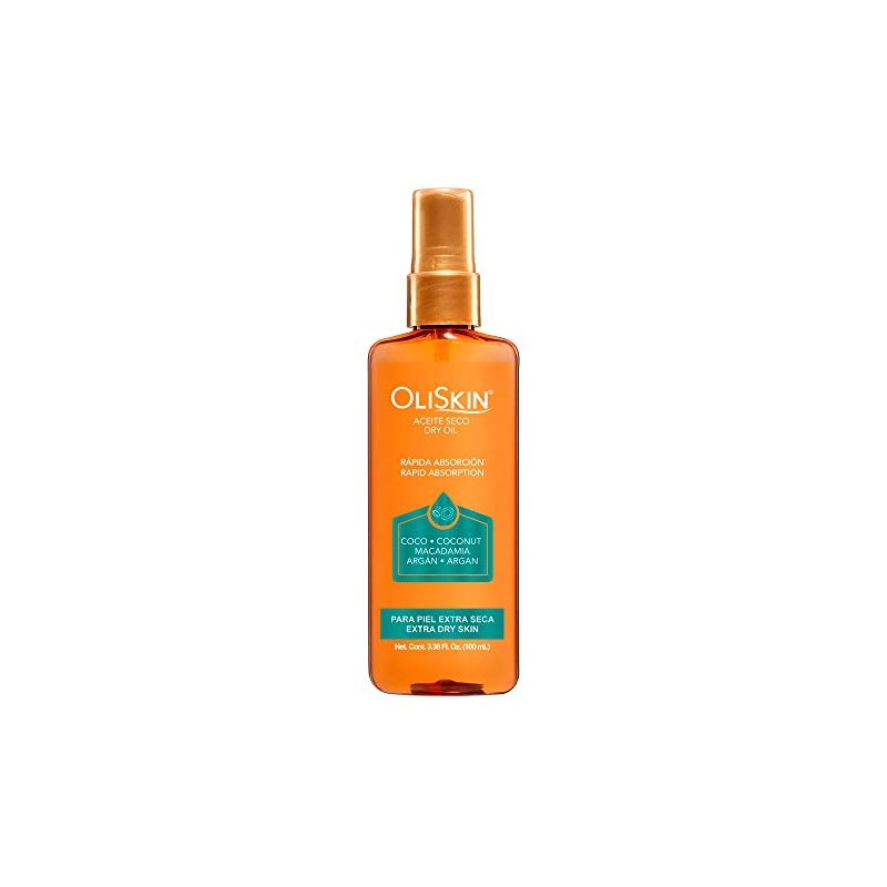 Oliskin, Aceite Seco de Coco, Macadamia y Argán, 100ml