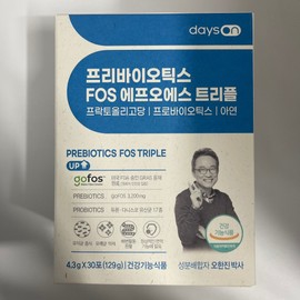 Days On Oh Hanjin Prebiotics FOS Triple 30 sachets, 6 packs / 데이즈온 오한진 프리바이오틱스 FOS 트리플 30포, 6개