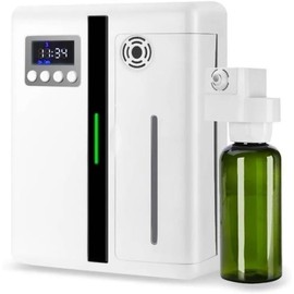 BLACK UNICORN Difusor Profesional Aroma Inteligente con Tecnología de Nebulización Automática,Difusor Profesional de Aceite Esencial sin Agua,Aromatización Casa Oficina (Blanco)