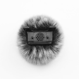 LEFXMOPHY Windscreen for DJI MIC MINI (2024) Wireless Microphone Furry Wind Muff Deadcat Cover (Not for Dji Mic 1 and 2), 2-Pack Grey