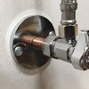PROCURU 4-Pack 3/4-Inch CTS (7/8" OD) E3757 Hinged Split Escutcheons,