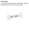MECCANIXITY Terminal Ground Bar Electrical Block Barrier Brass Bridge Design