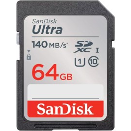 Sandisk SD Card 16GB 32GB 64GB 128GB Ultra Memory Card Camera Trail Cam Computer - 64GB 140MB/s