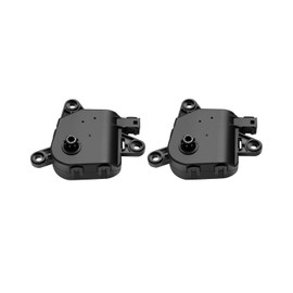 A/C HAVC Heater Blend Door Actuator Replacement 4885206AB 604-002 for Chrysler for Dodge Ram & for SRT | Recirculation System Compatible | Direct Fit Air Door Actuator Pair with Temperature Control