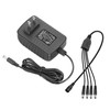 ALITOVE Security Camera Power Supply Adpter 12V 2A with 4