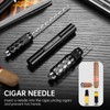 CLZOONG Cigar Punch 4 in 1 Cigar Draw Enhancer Tool