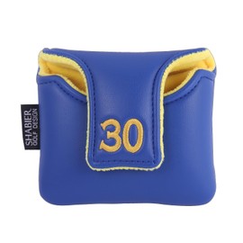 SHABIER Blue Golf Large Mallet Headcover with NO.30 Design for for Blade Golf Putter