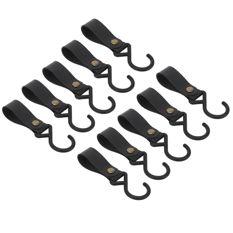 15Pcs Leather S Hooks High Strength Multifunctional Portable S Hangers